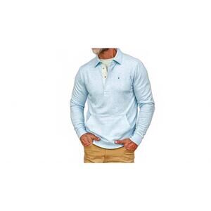 NEW CRIQUET collared quarter zip sweatshirt in heather ice